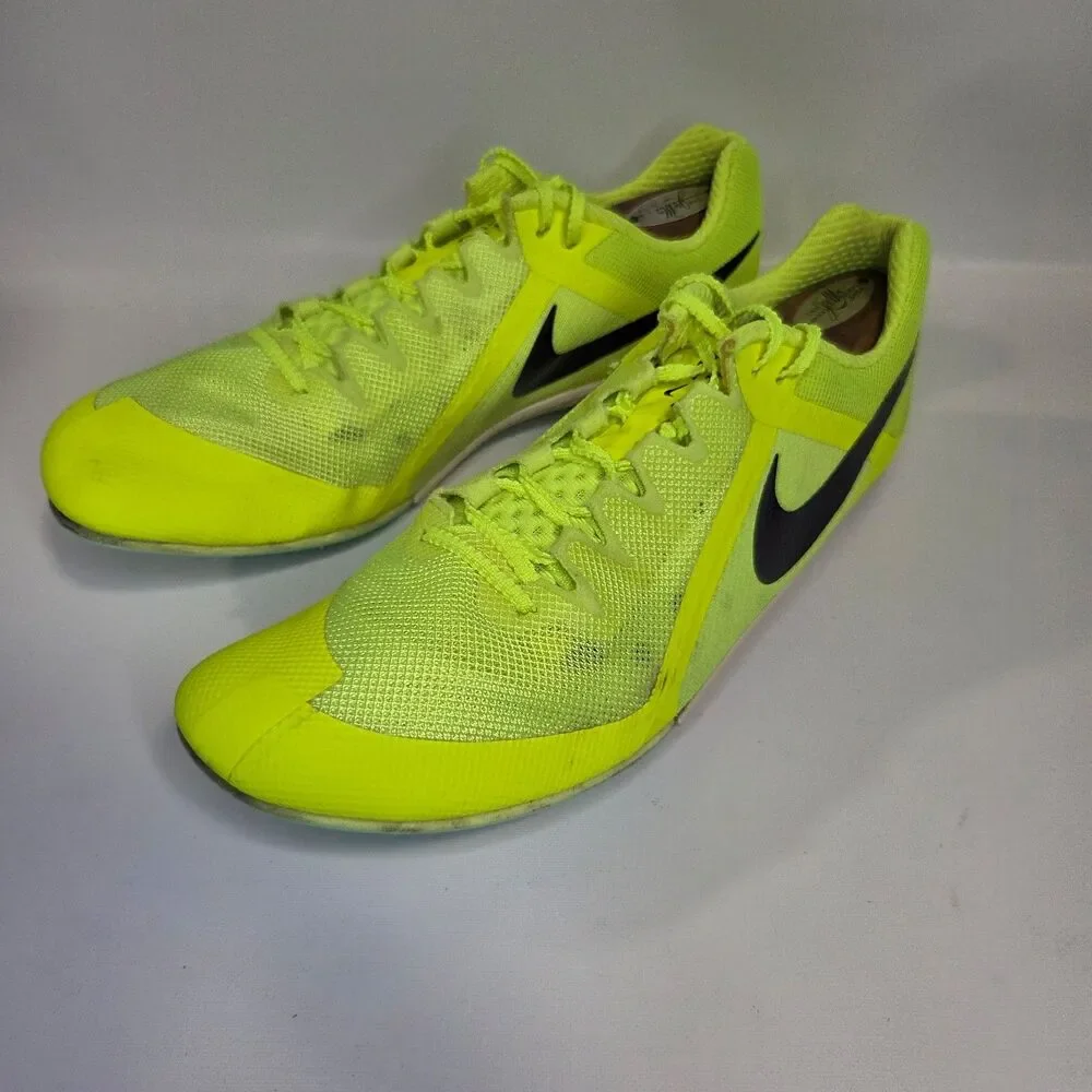 Nike Zoom Rival Track Spikes Men's sz 11 Neon Yellow